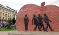 Beatles monument, Mongolia
